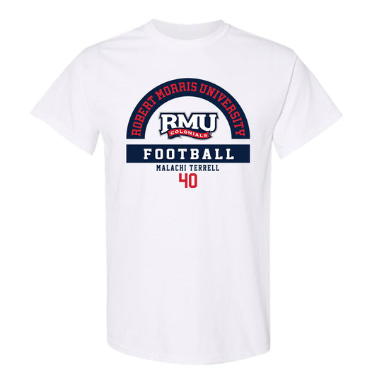 Robert Morris - NCAA Football : Malachi Terrell - Classic Fashion Shersey T-Shirt-0