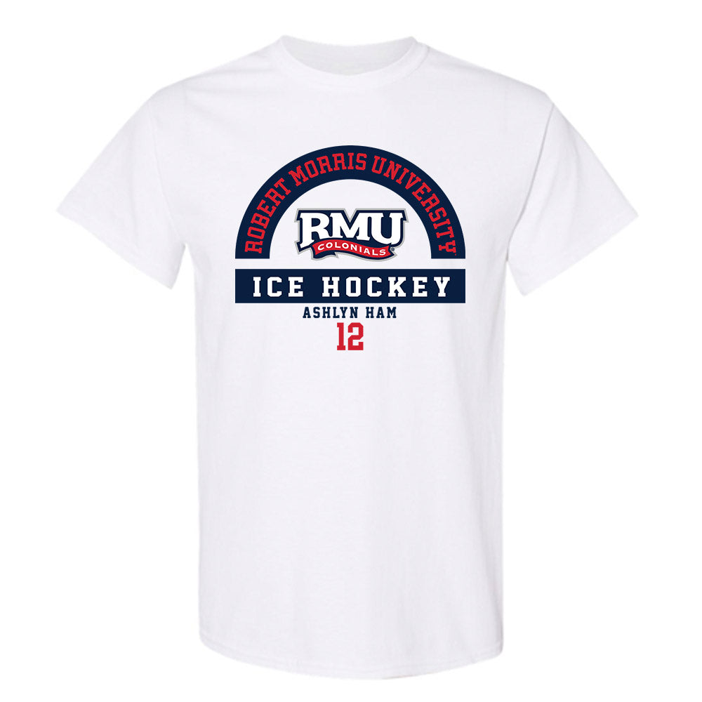 Robert Morris - NCAA Women's Ice Hockey : Ashlyn Ham - Classic Fashion Shersey T-Shirt-0