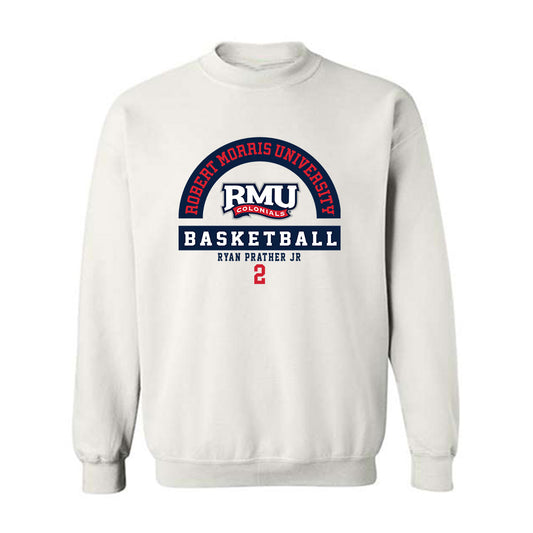 Robert Morris - NCAA Men's Basketball : Ryan Prather Jr - Classic Fashion Shersey Crewneck Sweatshirt-0