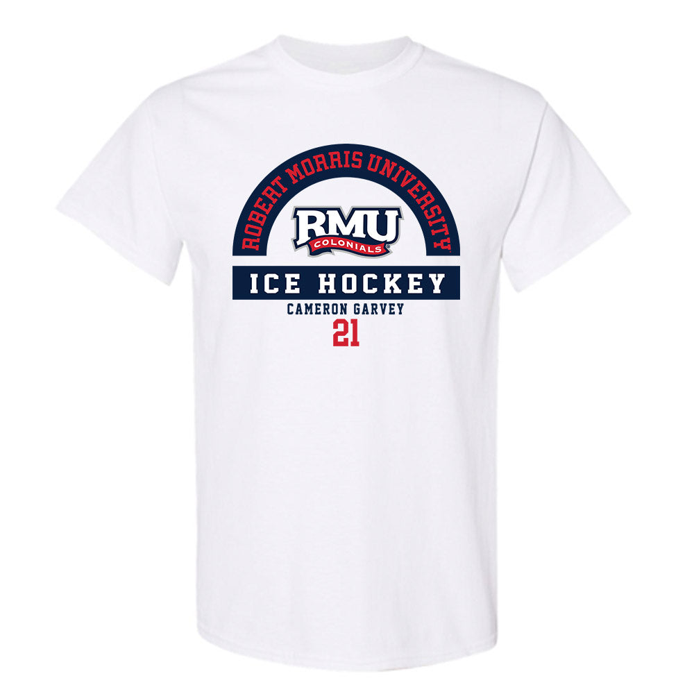 Robert Morris - NCAA Men's Ice Hockey : Cameron Garvey - Classic Fashion Shersey T-Shirt-0