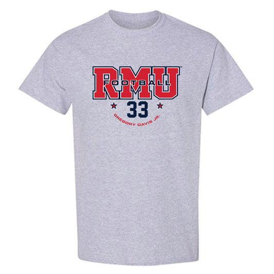 Robert Morris - NCAA Football : Gregory Davis Jr. - Classic Fashion Shersey T-Shirt-0