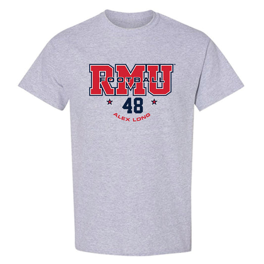 Robert Morris - NCAA Football : Alex Long - Classic Fashion Shersey T-Shirt-0