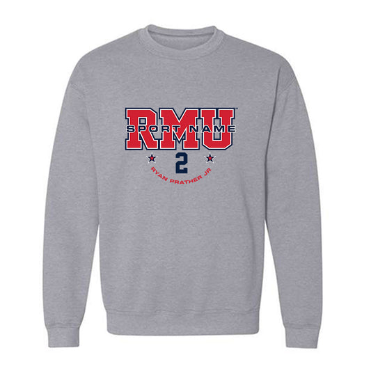 Robert Morris - NCAA Men's Basketball : Ryan Prather Jr - Classic Fashion Shersey Crewneck Sweatshirt-0