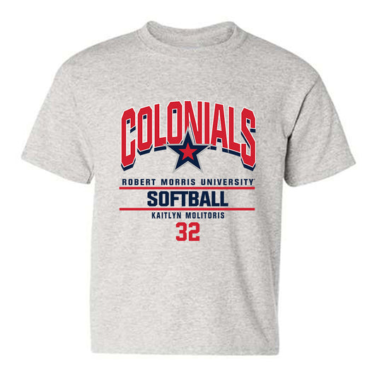 Robert Morris - NCAA Softball : Kaitlyn Molitoris - Classic Fashion Shersey Youth T-Shirt-0