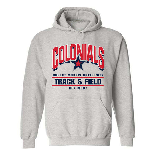 Robert Morris - NCAA Women's Track & Field : Dea Monz - Classic Fashion Shersey Hooded Sweatshirt