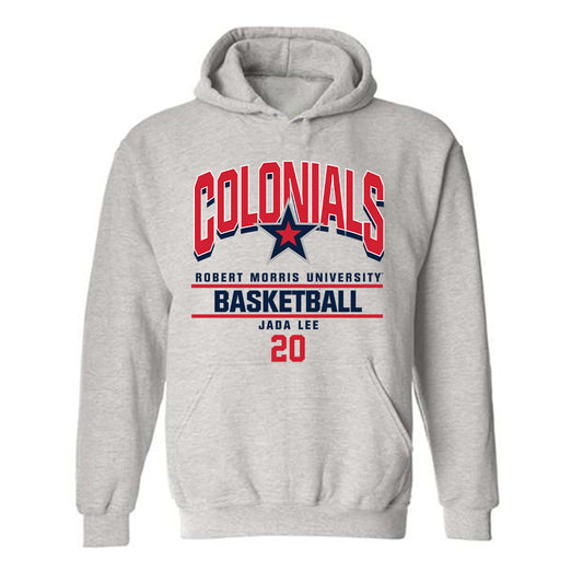 Robert Morris - NCAA Women's Basketball : Jada Lee - Classic Fashion Shersey Hooded Sweatshirt-0