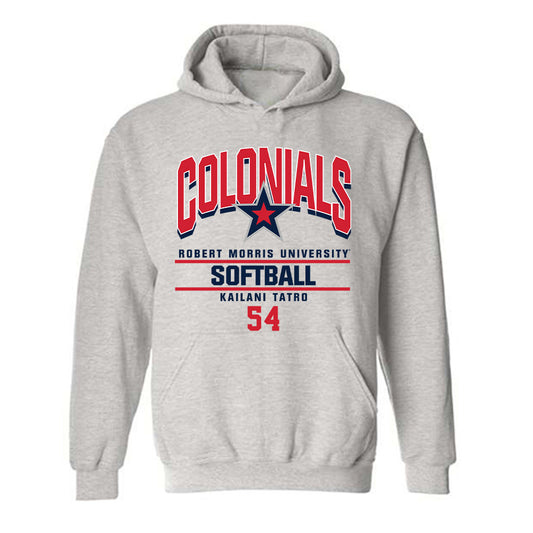 Robert Morris - NCAA Softball : Kailani Tatro - Classic Fashion Shersey Hooded Sweatshirt-0
