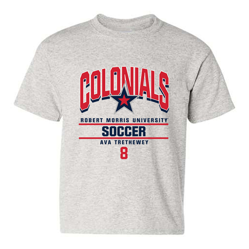 Robert Morris - NCAA Women's Soccer : Ava Trethewey - Classic Fashion Shersey Youth T-Shirt-0