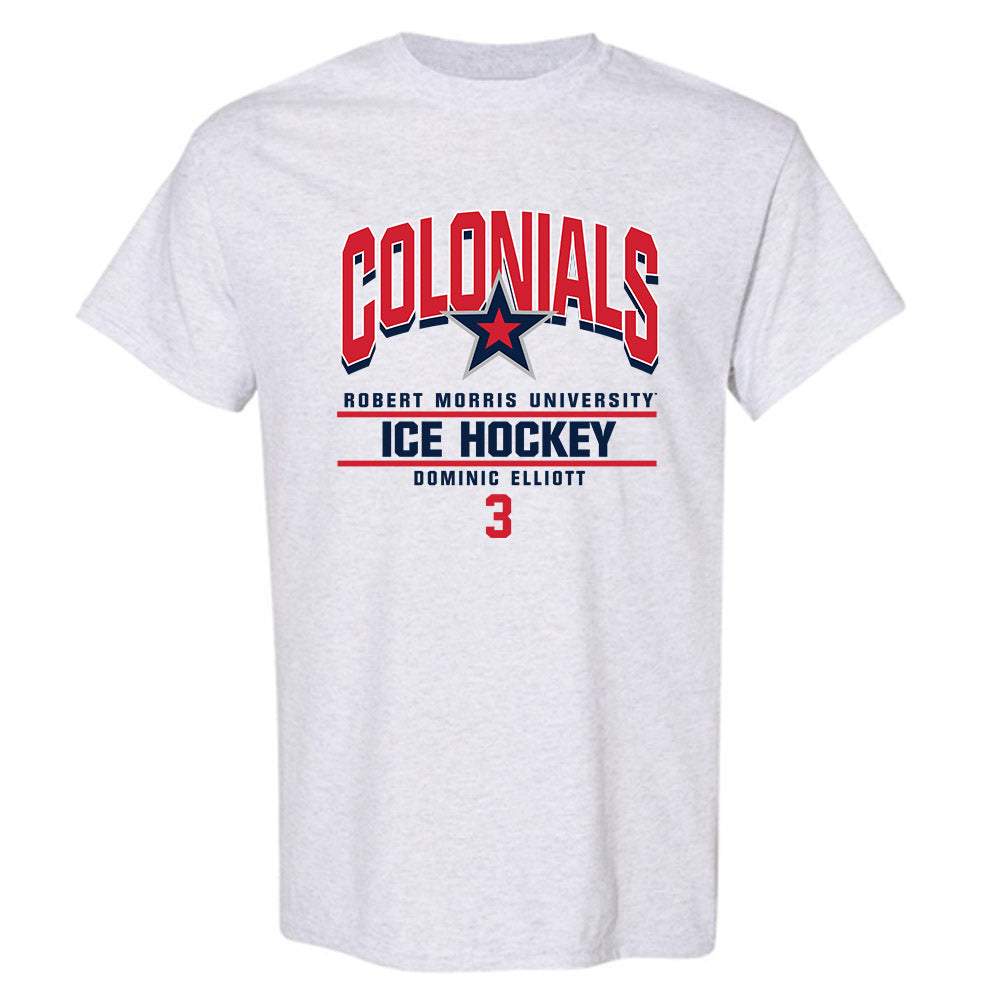 Robert Morris - NCAA Men's Ice Hockey : Dominic Elliott - Classic Fashion Shersey T-Shirt-0