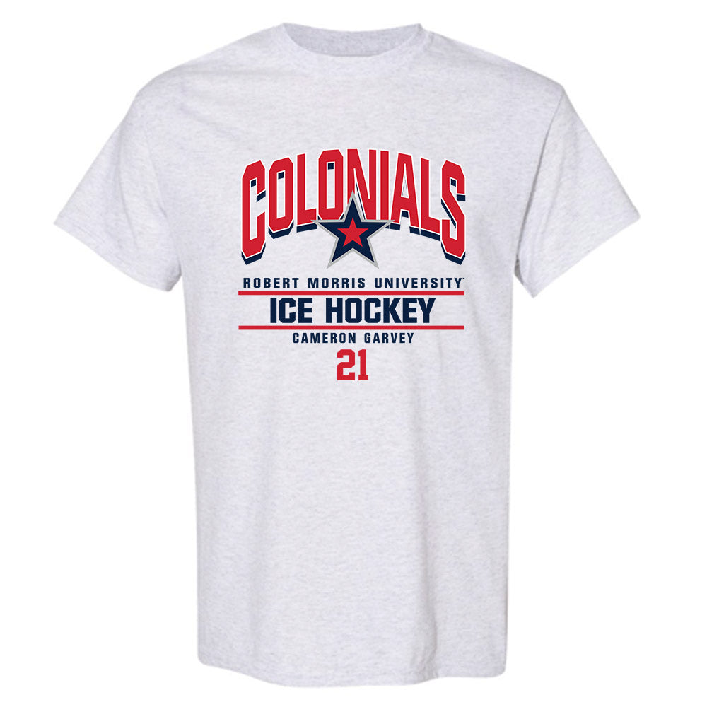 Robert Morris - NCAA Men's Ice Hockey : Cameron Garvey - Classic Fashion Shersey T-Shirt-0