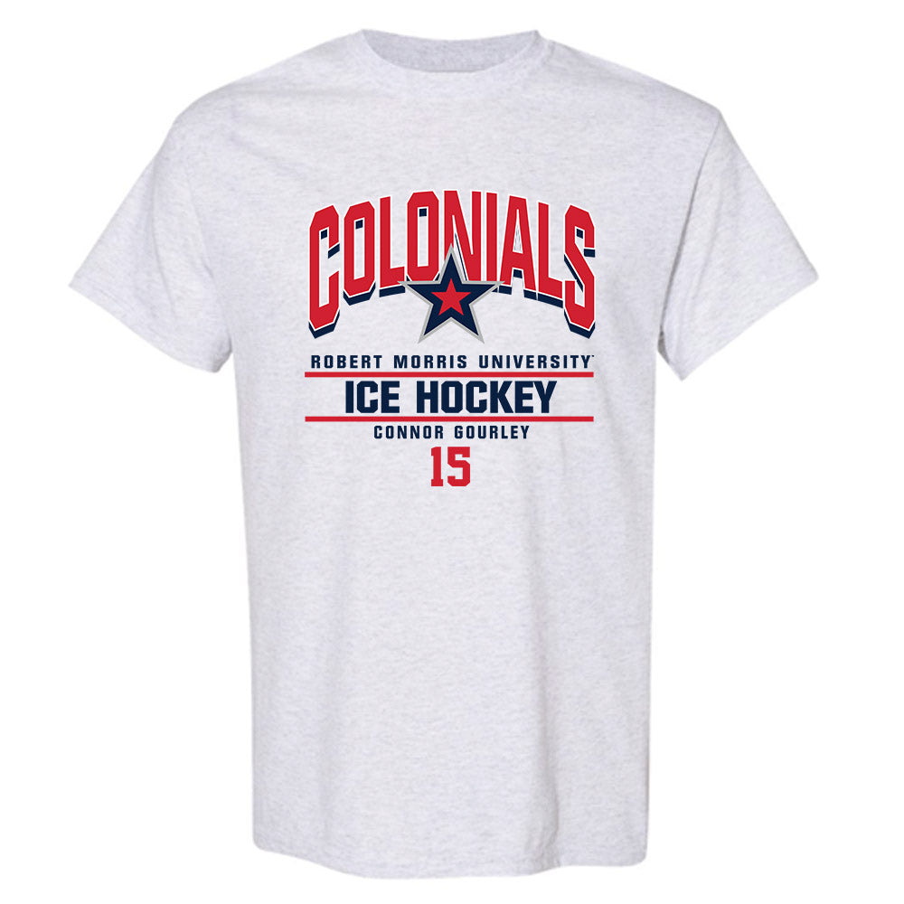 Robert Morris - NCAA Men's Ice Hockey : Connor Gourley - Classic Fashion Shersey T-Shirt-0
