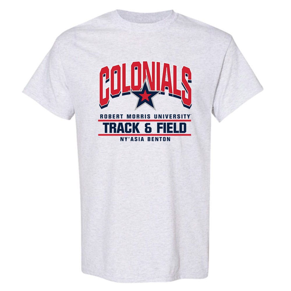 Robert Morris - NCAA Women's Track & Field : Ny'Asia Benton - Classic Fashion Shersey T-Shirt-0