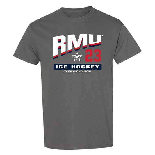 Robert Morris - NCAA Men's Ice Hockey : Zeke Nicholson - Classic Fashion Shersey T-Shirt-0