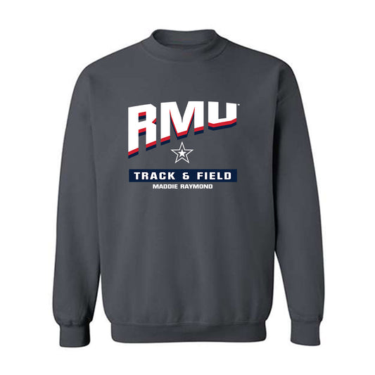 Robert Morris - NCAA Women's Track & Field : Maddie Raymond - Classic Fashion Shersey Crewneck Sweatshirt-0