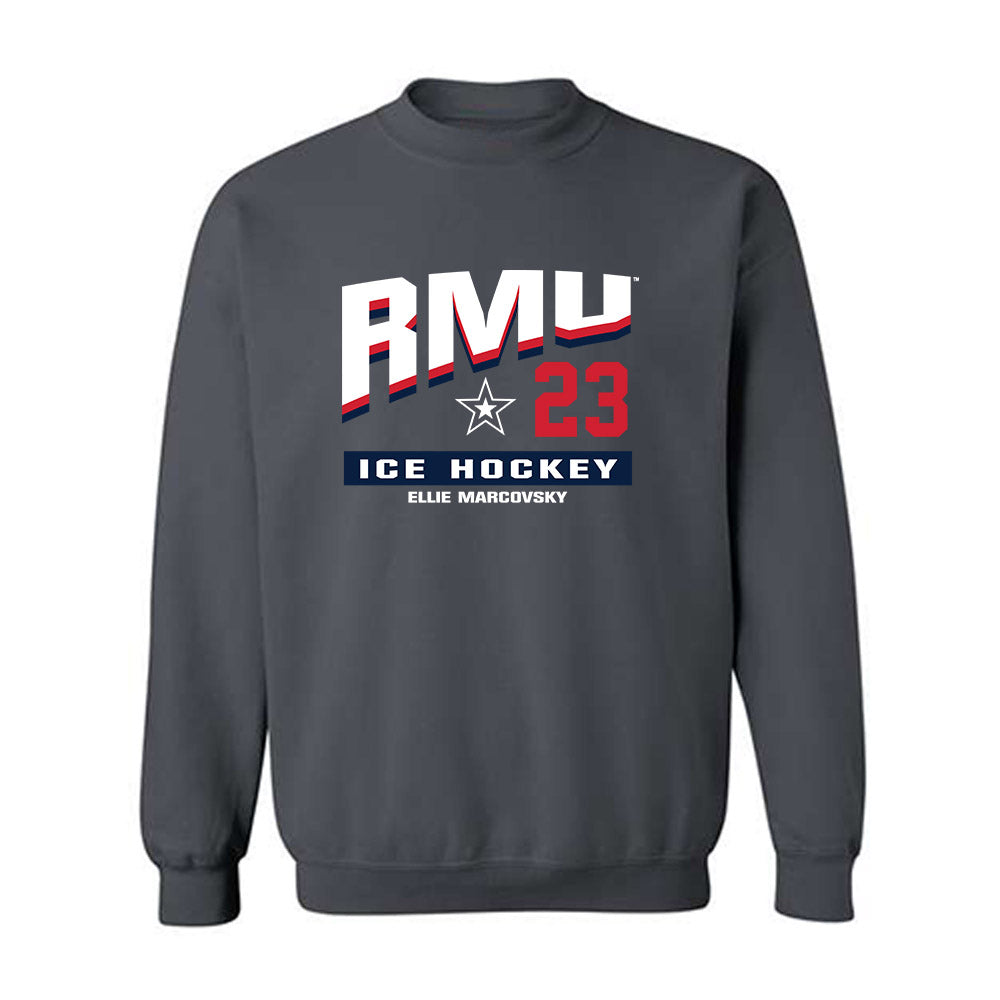 Robert Morris - NCAA Women's Ice Hockey : Ellie Marcovsky - Classic Fashion Shersey Crewneck Sweatshirt-0