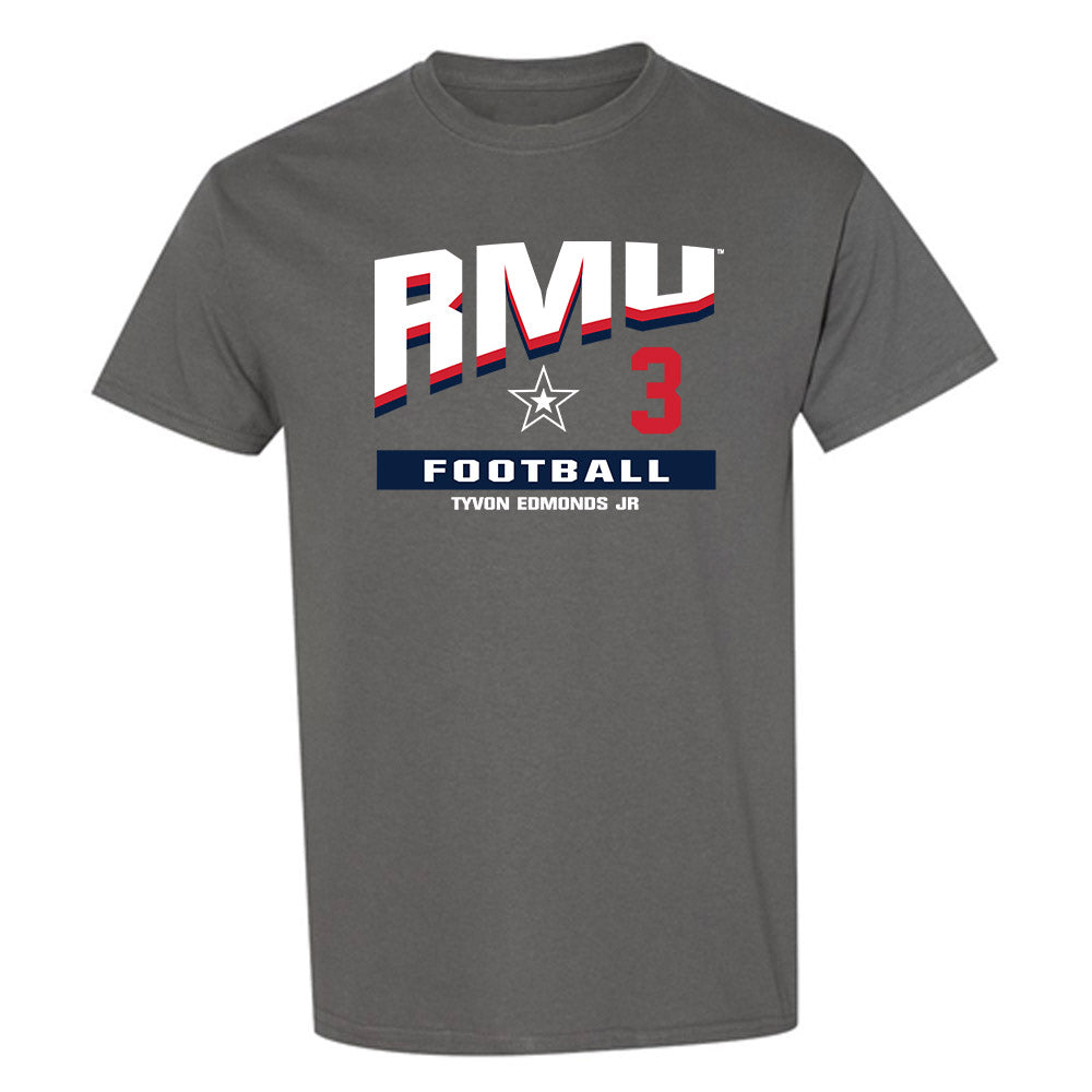 Robert Morris - NCAA Football : Tyvon Edmonds Jr - Classic Fashion Shersey T-Shirt-0