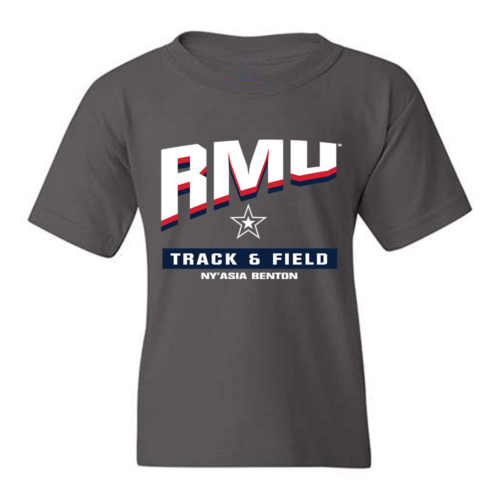 Robert Morris - NCAA Women's Track & Field : Ny'Asia Benton - Classic Fashion Shersey Youth T-Shirt-0