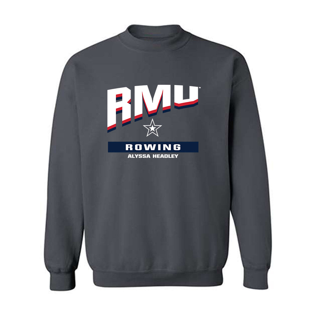 Robert Morris - NCAA Women's Rowing : Alyssa Headley - Classic Fashion Shersey Crewneck Sweatshirt-0