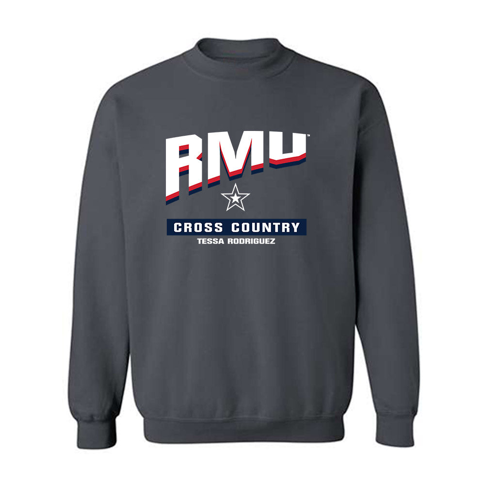 Robert Morris - NCAA Women's Cross Country : Tessa Rodriguez - Classic Fashion Shersey Crewneck Sweatshirt-0
