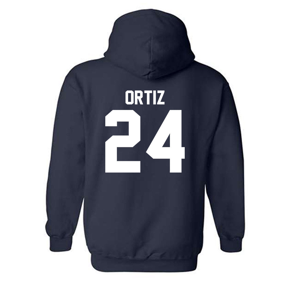 Robert Morris - NCAA Football : Jamiel Ortiz - Classic Shersey Hooded Sweatshirt-1