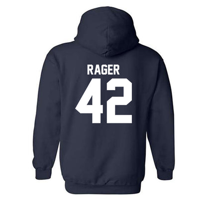 Robert Morris - NCAA Football : Carson Rager - Classic Shersey Hooded Sweatshirt-1