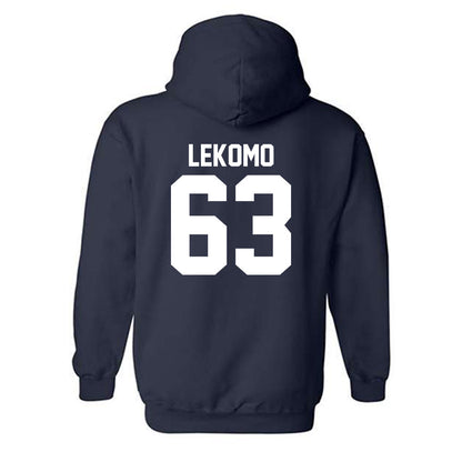 Robert Morris - NCAA Football : Yann Lekomo - Classic Shersey Hooded Sweatshirt-1