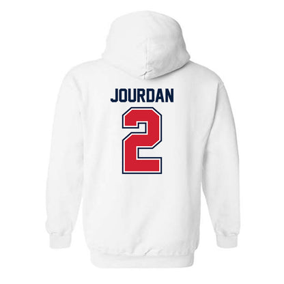 Robert Morris - NCAA Women's Volleyball : Jocelyn Jourdan - Classic Shersey Hooded Sweatshirt-1