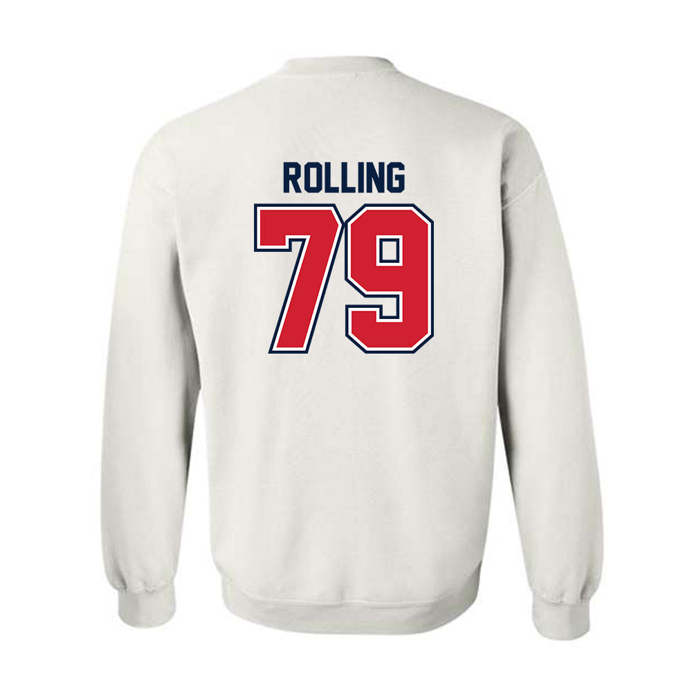 Robert Morris - NCAA Football : Jaden Rolling - Classic Shersey Crewneck Sweatshirt-1