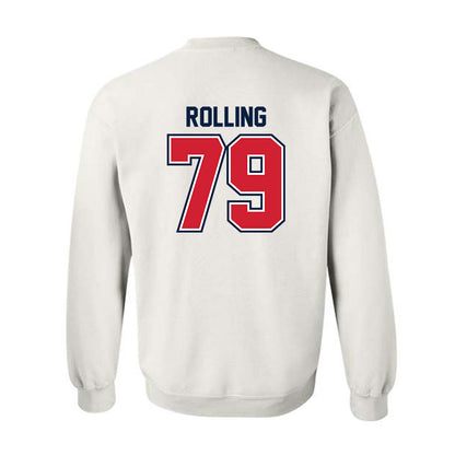 Robert Morris - NCAA Football : Jaden Rolling - Classic Shersey Crewneck Sweatshirt-1