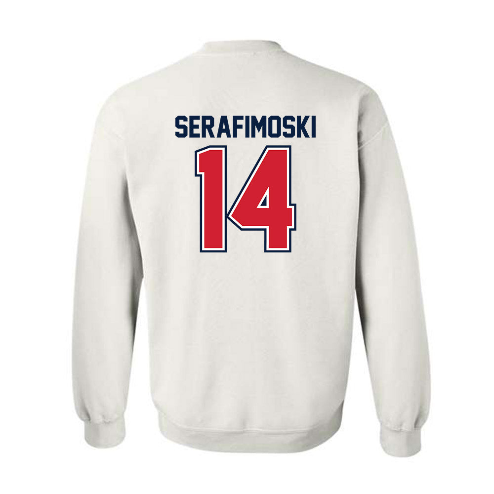 Robert Morris - NCAA Men's Basketball : Vasilije Serafimoski - Classic Shersey Crewneck Sweatshirt-1