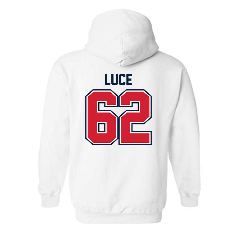 Robert Morris - NCAA Football : Vince Luce - Classic Shersey Hooded Sweatshirt-1