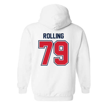 Robert Morris - NCAA Football : Jaden Rolling - Classic Shersey Hooded Sweatshirt-1