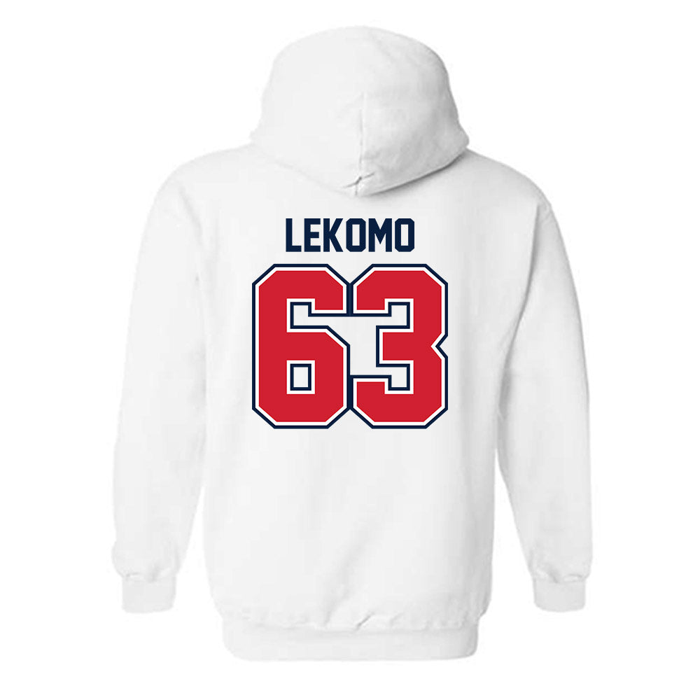 Robert Morris - NCAA Football : Yann Lekomo - Classic Shersey Hooded Sweatshirt-1