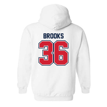 Robert Morris - NCAA Football : Taelen Brooks - Classic Shersey Hooded Sweatshirt-1