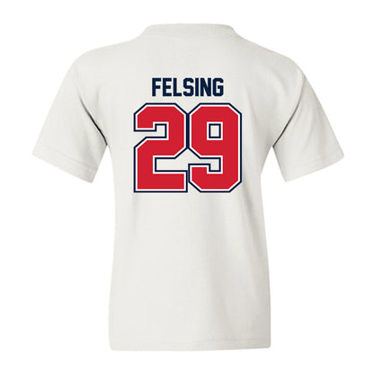 Robert Morris - NCAA Men's Ice Hockey : Michael Felsing - Classic Shersey Youth T-Shirt-1