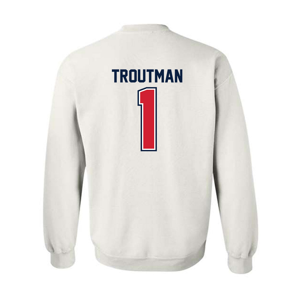 Robert Morris - NCAA Women's Basketball : Sanai Troutman - Classic Shersey Crewneck Sweatshirt-1