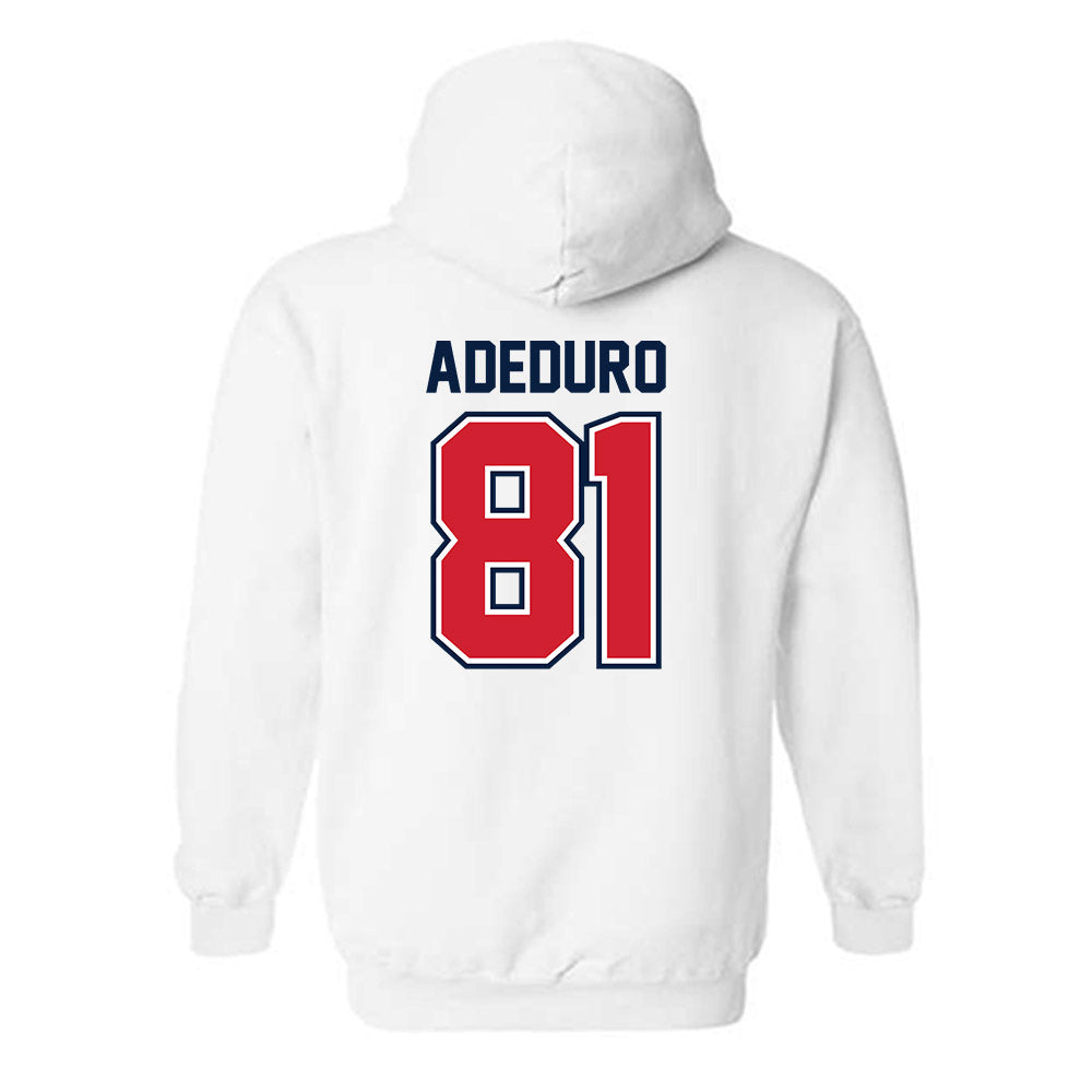 Robert Morris - NCAA Football : Ololade Adeduro - Classic Shersey Hooded Sweatshirt-1
