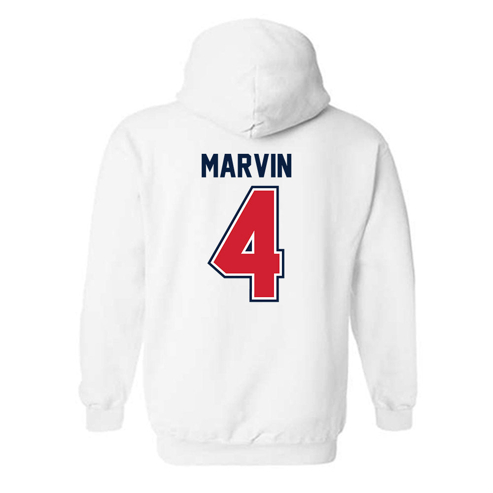 Robert Morris - NCAA Women's Soccer : Jillian Marvin - Classic Shersey Hooded Sweatshirt-1