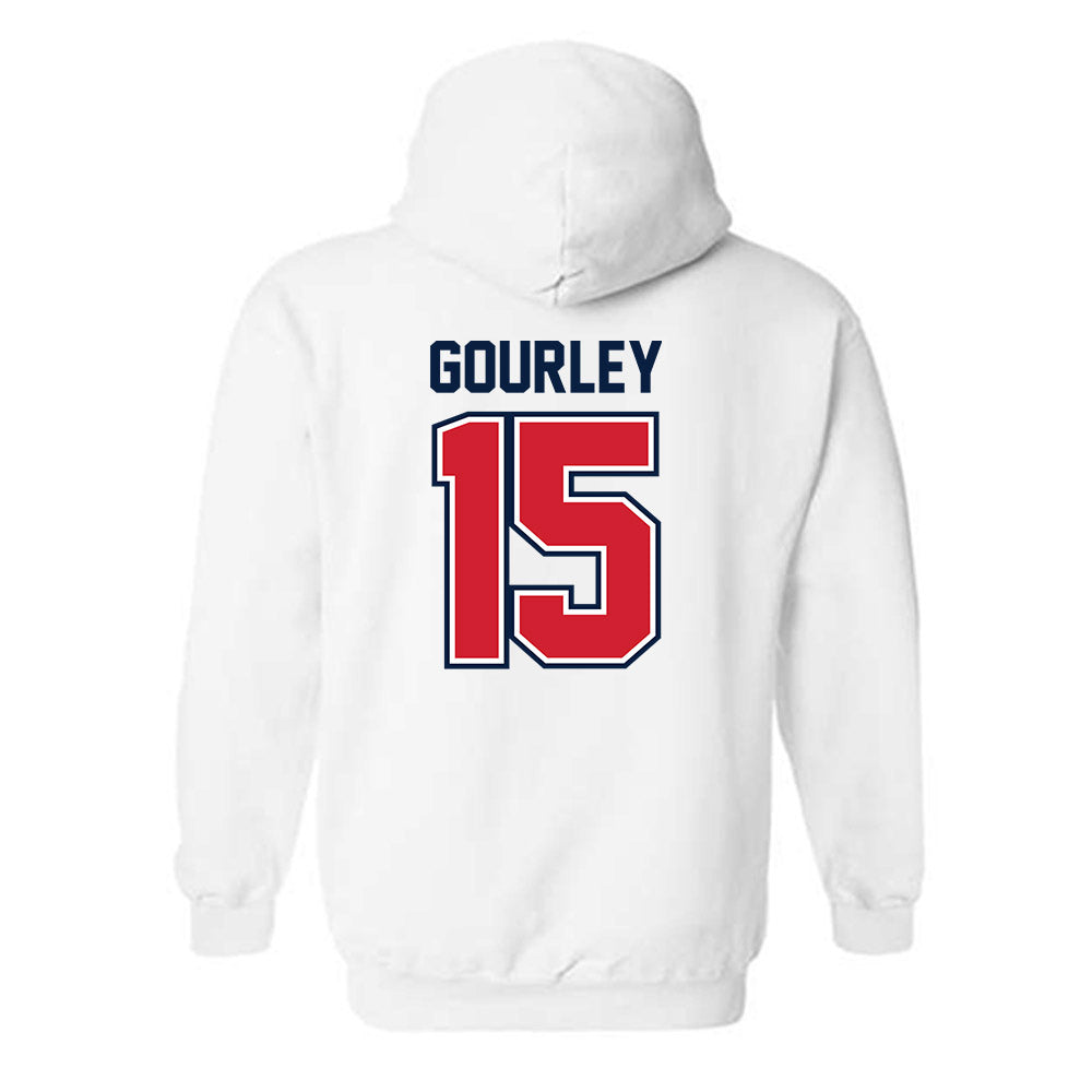 Robert Morris - NCAA Men's Ice Hockey : Connor Gourley - Classic Shersey Hooded Sweatshirt-1