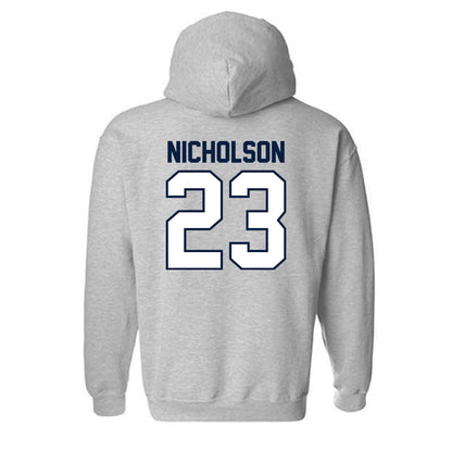Robert Morris - NCAA Men's Ice Hockey : Zeke Nicholson - Classic Shersey Hooded Sweatshirt-1