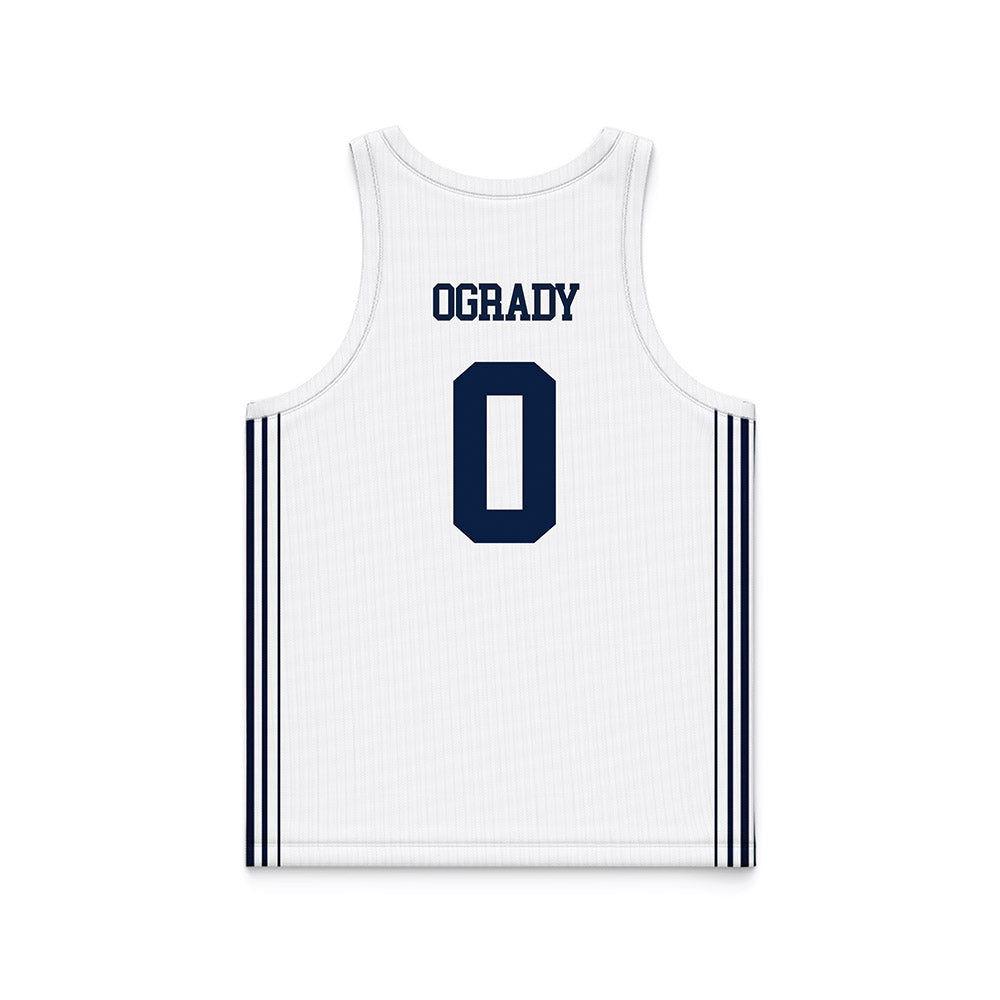 Robert Morris - NCAA Men's Basketball : Tanner OGrady - White Basketball Jersey-1