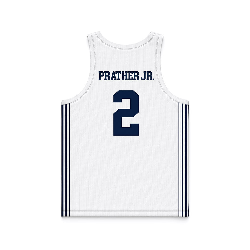 Robert Morris - NCAA Men's Basketball : Ryan Prather Jr. - White Basketball Jersey-1