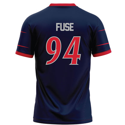 Robert Morris - NCAA Football : Semaj Fuse - Navy Football Jersey-1
