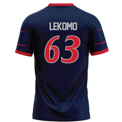 Robert Morris - NCAA Football : Yann Lekomo - Navy Football Jersey