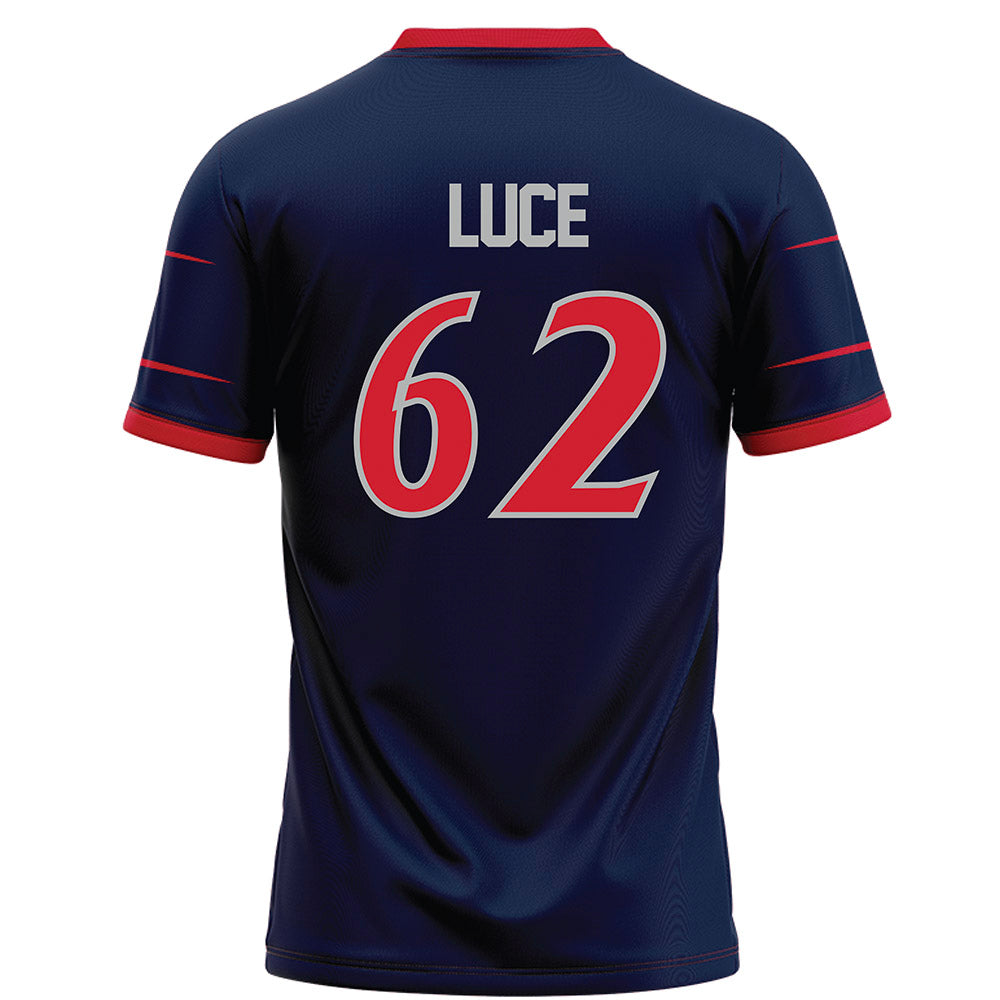 Robert Morris - NCAA Football : Vince Luce - Navy Football Jersey-1