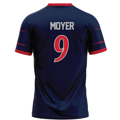 Robert Morris - NCAA Football : DJ Moyer - Navy Football Jersey