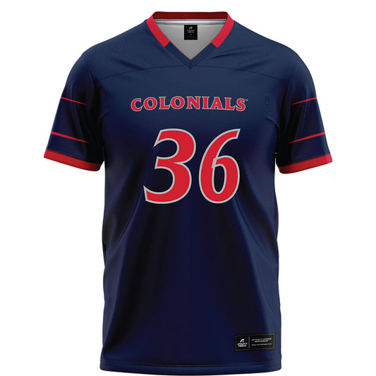 Robert Morris - NCAA Football : Taelen Brooks - Navy Football Jersey-0