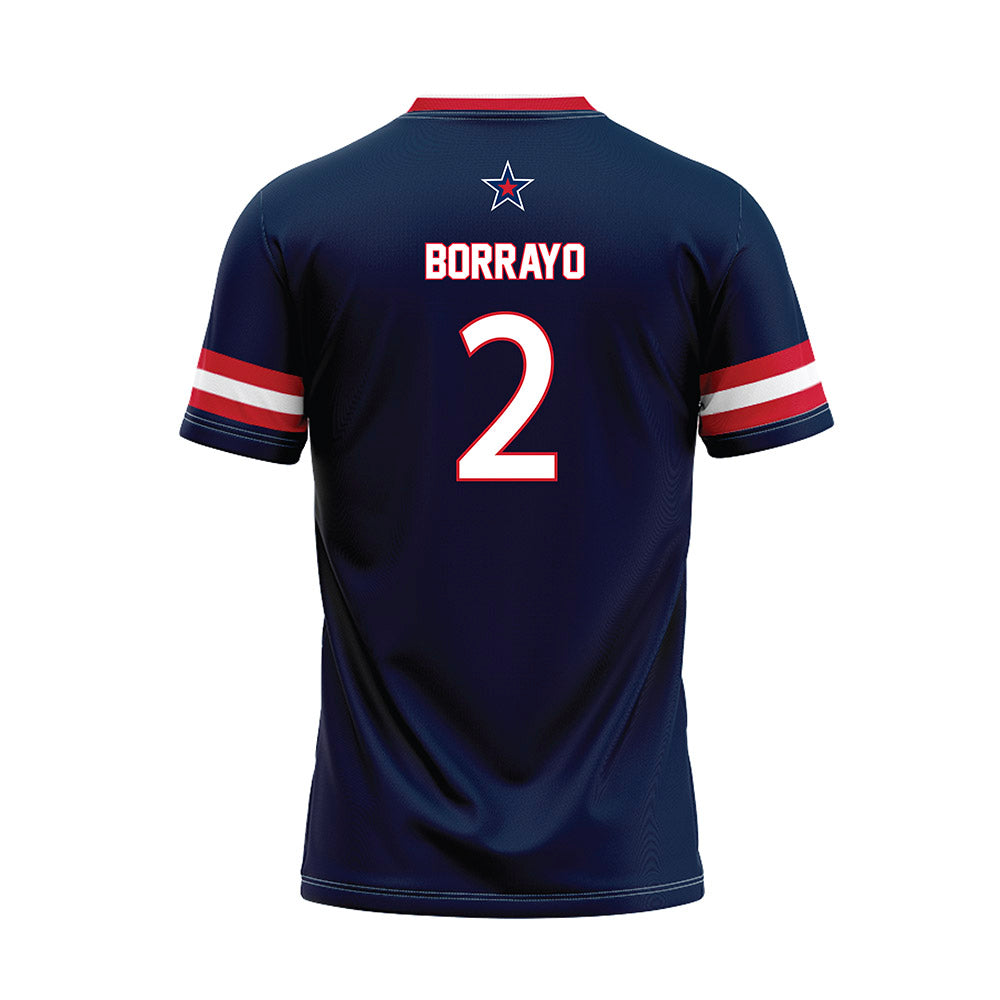 Robert Morris - NCAA Softball : Samantha Borrayo - Navy Baseball Jersey-1