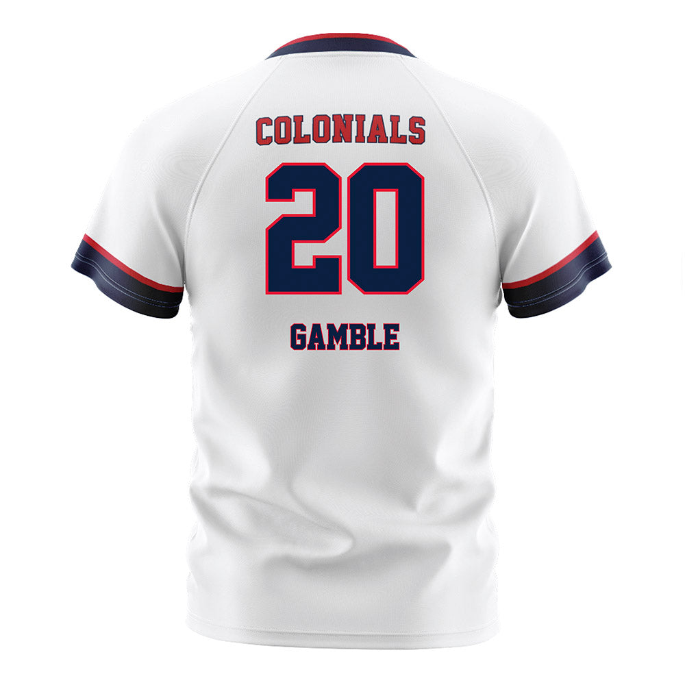 Robert Morris - NCAA Women's Soccer : Shauna Gamble - White Soccer Jersey-1