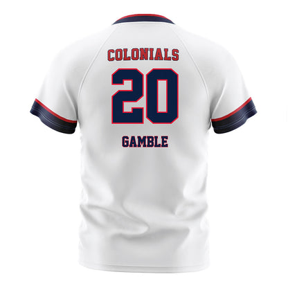 Robert Morris - NCAA Women's Soccer : Shauna Gamble - White Soccer Jersey-1